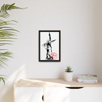 Iron Mike- MCRD Parris Island- Matte Canvas Framed