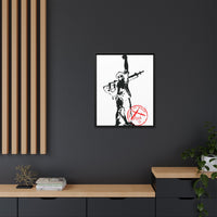 Iron Mike- MCRD Parris Island- Matte Canvas Framed