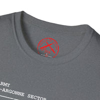 MEUSE ARGONNE OFFENSIVE | WWI | U.S. Marines | AEF Sector Series Softstyle T-Shirt (White )