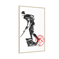 Iron Mike-Belleau Wood Monument |Matte Canvas | Framed