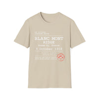 BLANC MONT RIDGE WWI | U.S. Marines | AEF Sector Series | Softstyle T-Shirt (White)