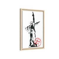 Iron Mike- MCRD Parris Island- Matte Canvas Framed