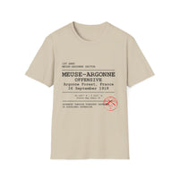 MEUSE ARGONNE OFFENSIVE | WWI | U.S. Marines | AEF Sector Series Softstyle T-Shirt