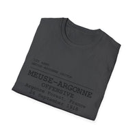 MEUSE ARGONNE OFFENSIVE | WWI | U.S. Marines | AEF Sector Series Softstyle T-Shirt