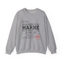 Marne |  Crewneck Sweatshirt — Vintage WWI Military Tribute