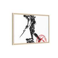 Iron Mike-Belleau Wood Monument |Matte Canvas | Framed