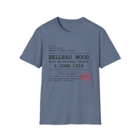 BELLEAU WOOD | U.S. Marines | Château-Thierry 1918 | AEF Sector Series | Softstyle T-Shirt | Bois de Belleau 6 June 1918