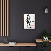 Belleau Wood 1918 Soldier Illustration Framed Poster | WWI Trench Art Print