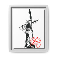 Iron Mike- MCRD Parris Island- Matte Canvas Framed