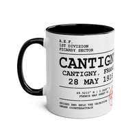 Cantigny WWII Commemorative Coffee Mug — Two-Tone 11oz