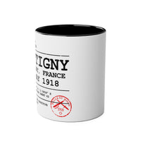 Cantigny WWII Commemorative Coffee Mug — Two-Tone 11oz