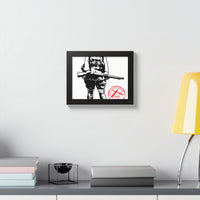 Belleau Wood 1918 Soldier Illustration Framed Poster | WWI Trench Art Print