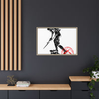 Iron Mike-Belleau Wood Monument |Matte Canvas | Framed