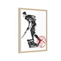 Iron Mike-Belleau Wood Monument |Matte Canvas | Framed