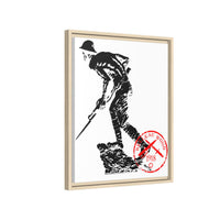 Iron Mike-Belleau Wood Monument |Matte Canvas | Framed