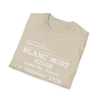 BLANC MONT RIDGE WWI | U.S. Marines | AEF Sector Series | Softstyle T-Shirt (White)