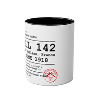 Hill 142 – Belleau Wood Sector | The Wheatfield | Château-Thierry Sctor | 5th Marines  Commemorative Coffee Mug — Two-Tone 11oz