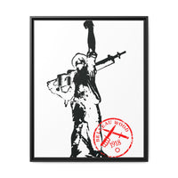 Iron Mike- MCRD Parris Island- Matte Canvas Framed