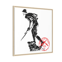 Iron Mike-Belleau Wood Monument |Matte Canvas | Framed