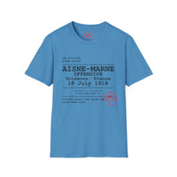 AISNE-MARNE OFFENSIVE | WWI | U.S. Marines | AEF Sector Series Softstyle T-Shirt
