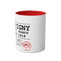 Cantigny WWII Commemorative Coffee Mug — Two-Tone 11oz