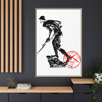 Iron Mike-Belleau Wood Monument |Matte Canvas | Framed