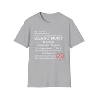 BLANC MONT RIDGE WWI | U.S. Marines | AEF Sector Series | Softstyle T-Shirt (White)