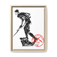 Iron Mike-Belleau Wood Monument |Matte Canvas | Framed