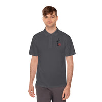 IRON MIKE MCRD - Parris Island Windmill Sketch Polo Shirt — Minimal Dutch Heritage Men’s Sport Polo