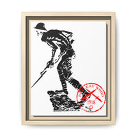 Iron Mike-Belleau Wood Monument |Matte Canvas | Framed