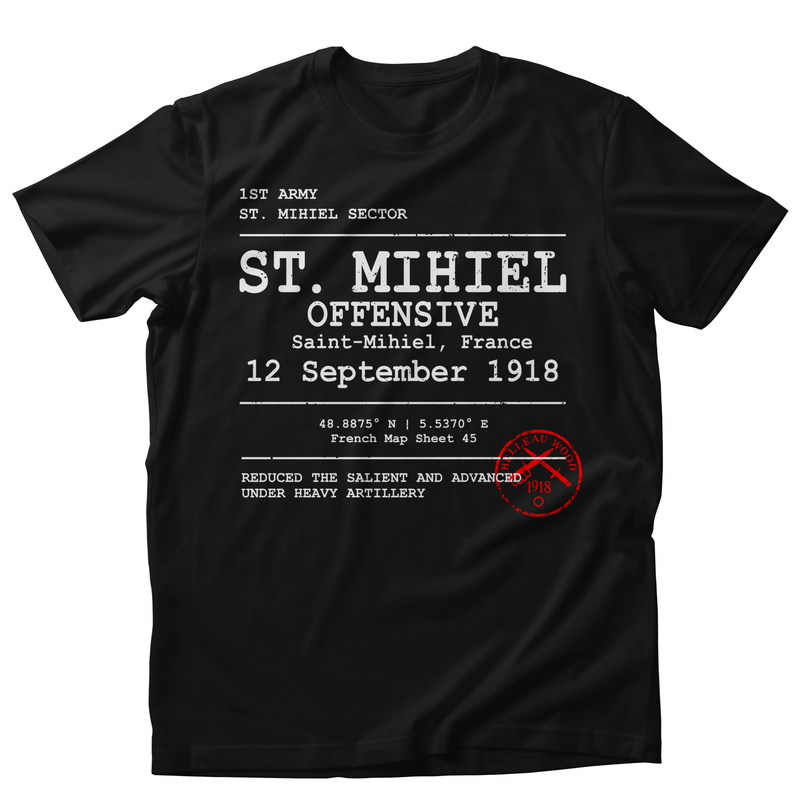 ST MIHEL OFFENSIVE WWI | U.S. Marines | AEF Sector Series Softstyle T-Shirt |