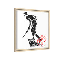Iron Mike-Belleau Wood Monument |Matte Canvas | Framed