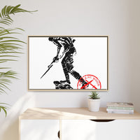 Iron Mike-Belleau Wood Monument |Matte Canvas | Framed