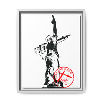 Iron Mike- MCRD Parris Island- Matte Canvas Framed