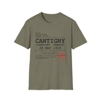 CANTIGNY WWI | 1st Infantry Division | AEF Sector Series Softstyle T-Shirt