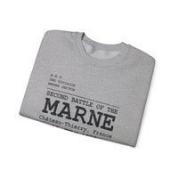Marne |  Crewneck Sweatshirt — Vintage WWI Military Tribute