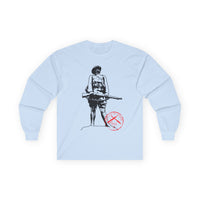 IRON MIKE QUANTICO (Black Ink) | WWI AEF ICONS SERIES | BELLEAU WOOD 1918™ | Long Sleeve T Shirt
