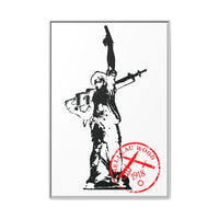 Iron Mike- MCRD Parris Island- Matte Canvas Framed