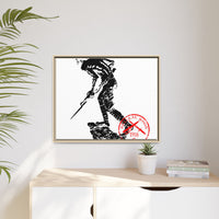Iron Mike-Belleau Wood Monument |Matte Canvas | Framed