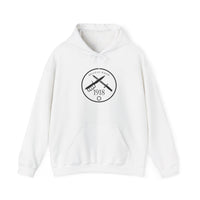 1918 Baseball Bat & Glove Logo Hoodie — Vintage Baseball Crewneck