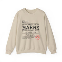 Marne |  Crewneck Sweatshirt — Vintage WWI Military Tribute