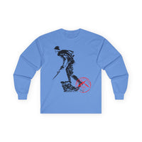 Copy of BELLEAU WOOD MARINE MONUMENT (Black Ink) | WWI AEF ICONS SERIES | BELLEAU WOOD 1918™ | Long Sleeve T Shirt