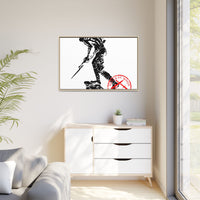 Iron Mike-Belleau Wood Monument |Matte Canvas | Framed