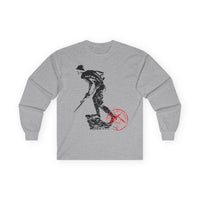 Copy of BELLEAU WOOD MARINE MONUMENT (Black Ink) | WWI AEF ICONS SERIES | BELLEAU WOOD 1918™ | Long Sleeve T Shirt