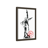 Iron Mike- MCRD Parris Island- Matte Canvas Framed
