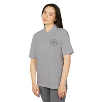 Performance Polo — Golf Club Crest Embroidered Tech Shirt