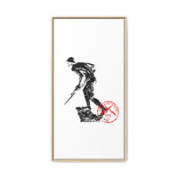 Iron Mike-Belleau Wood Monument |Matte Canvas | Framed