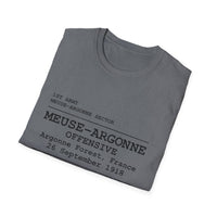 MEUSE ARGONNE OFFENSIVE | WWI | U.S. Marines | AEF Sector Series Softstyle T-Shirt