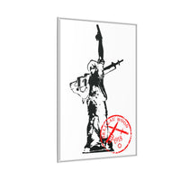 Iron Mike- MCRD Parris Island- Matte Canvas Framed