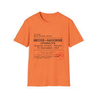MEUSE ARGONNE OFFENSIVE | WWI | U.S. Marines | AEF Sector Series Softstyle T-Shirt